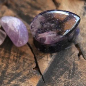 Amethyst Teardrop Plugs
